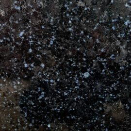 R Black Blue Dot Granite